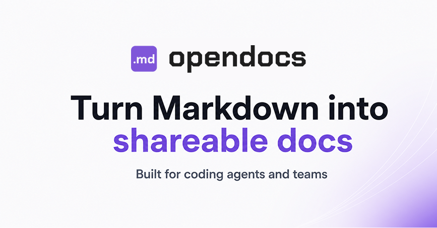 AI Agent Markdown to PDF — One CLI Command · OpenDocs